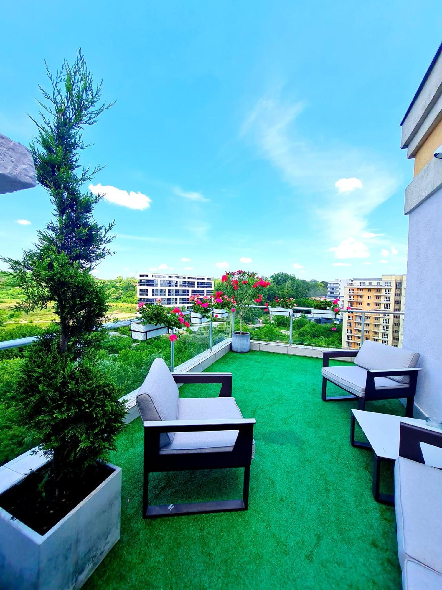 Penthouse View Aeroport Iasi 2 Leilighet Eksteriør bilde